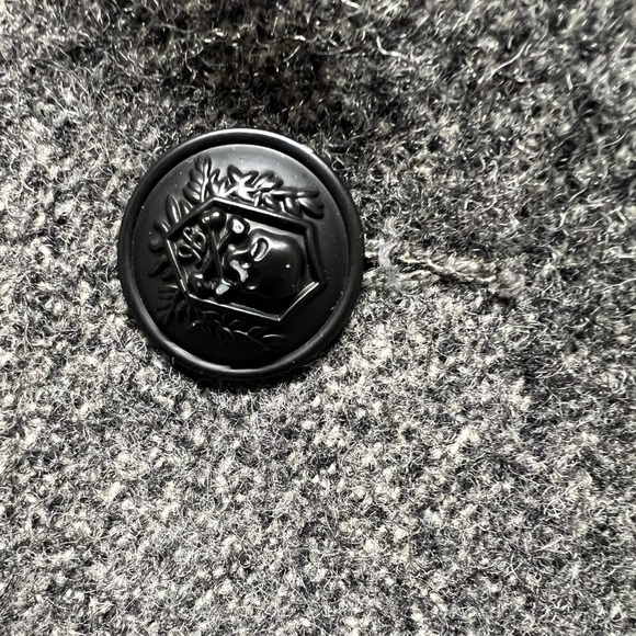 VINTAGE EDDIE BAUER Wool Peacoat Gray 44 - Picture 10 of 11